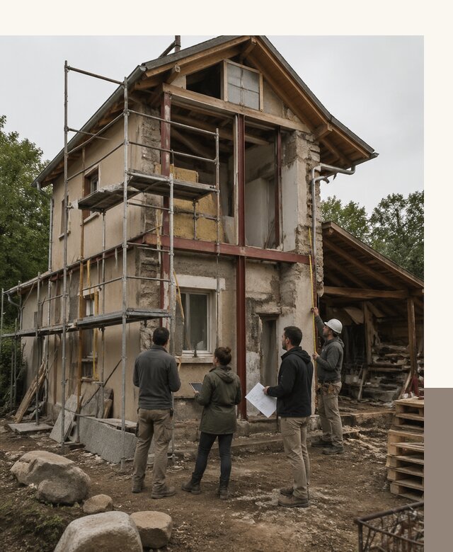 Реконструкция загородного дома под ключ в Кропоткине от бюро
